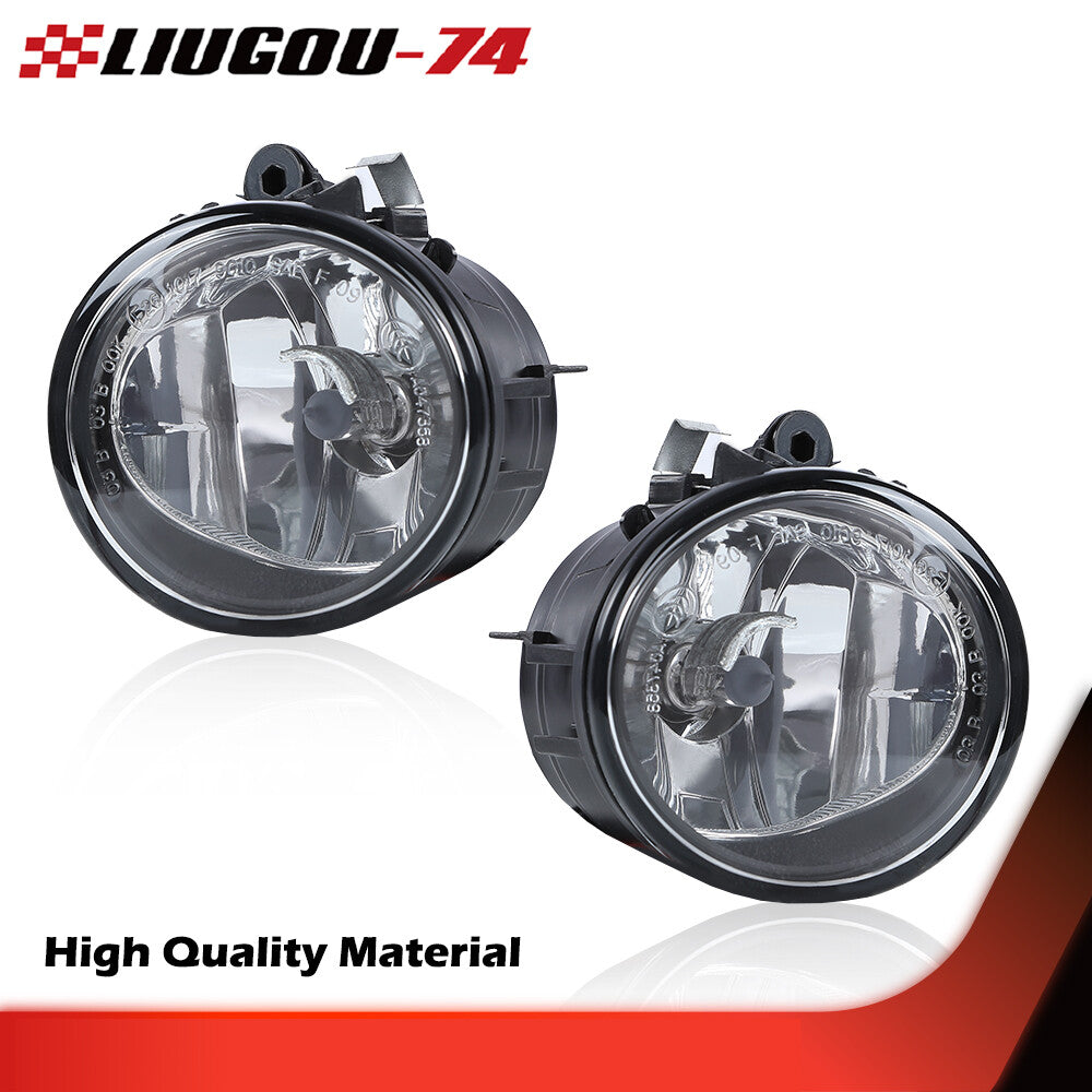 One pair of front bumper fog lights with bulbs suitable for BMW X6 E71 E72 LCI 2013-2015