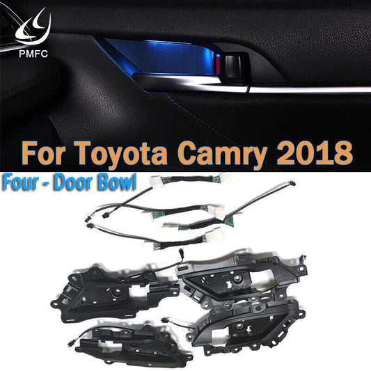 for Toyota for Camry 2018 LED Four-Door Bowl Decorative Light Atmosphere Ice blue