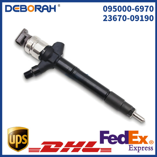 Common Rail Diesel Fuel Injector 095000-6970 23670-09190 for Toyota Avensis