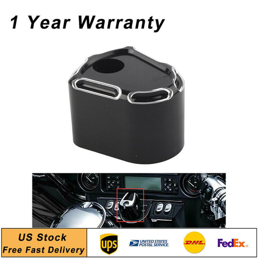 CNC Front Ignition Switch Cover Fit for Harley Touring Street Road Glide 07-13 Motor