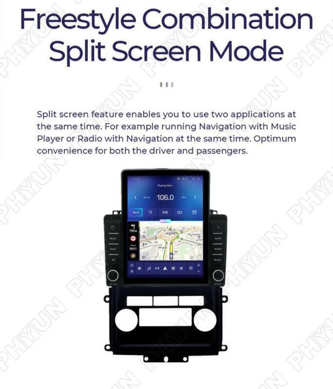 GPS Navigation WiFi 2+32GB 9.5 for Nissan Frontier/Xterra 2009-14 Radio Player