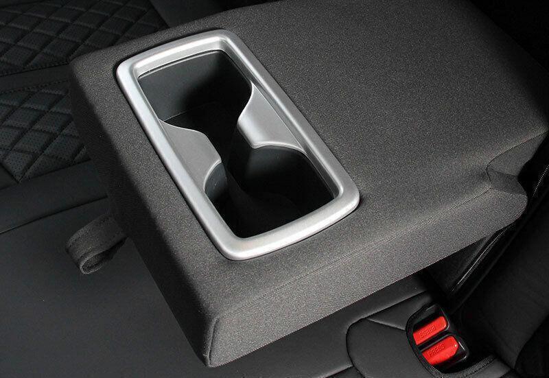 for Toyota Rav4 2019-24 Silver Interior Rear Water Cup Panel Frame Cover Trim 1X