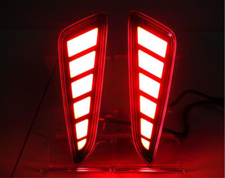 for Toyota CHR C-HR 2018-22 LED Rear Fog Light Lamp Tail Bumper Light LRmid 3X