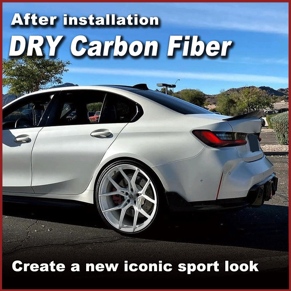 for BMW G20 320i M340i G80 M3 2019UP DRY CARBON Rear Trunk Spoiler Boot Wing Lip