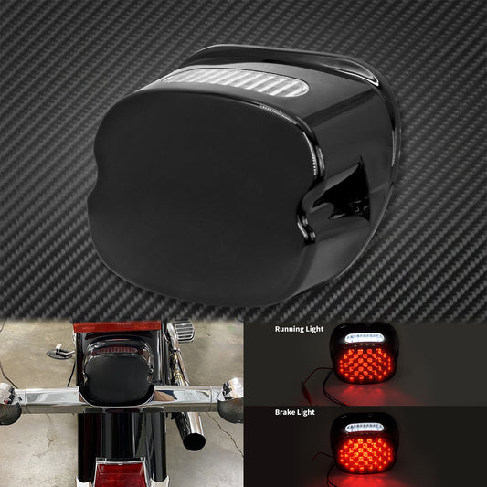 LED Smoke Tail Brake Light Low Profile Fit for Harley Dyna Road King XL 833 1200