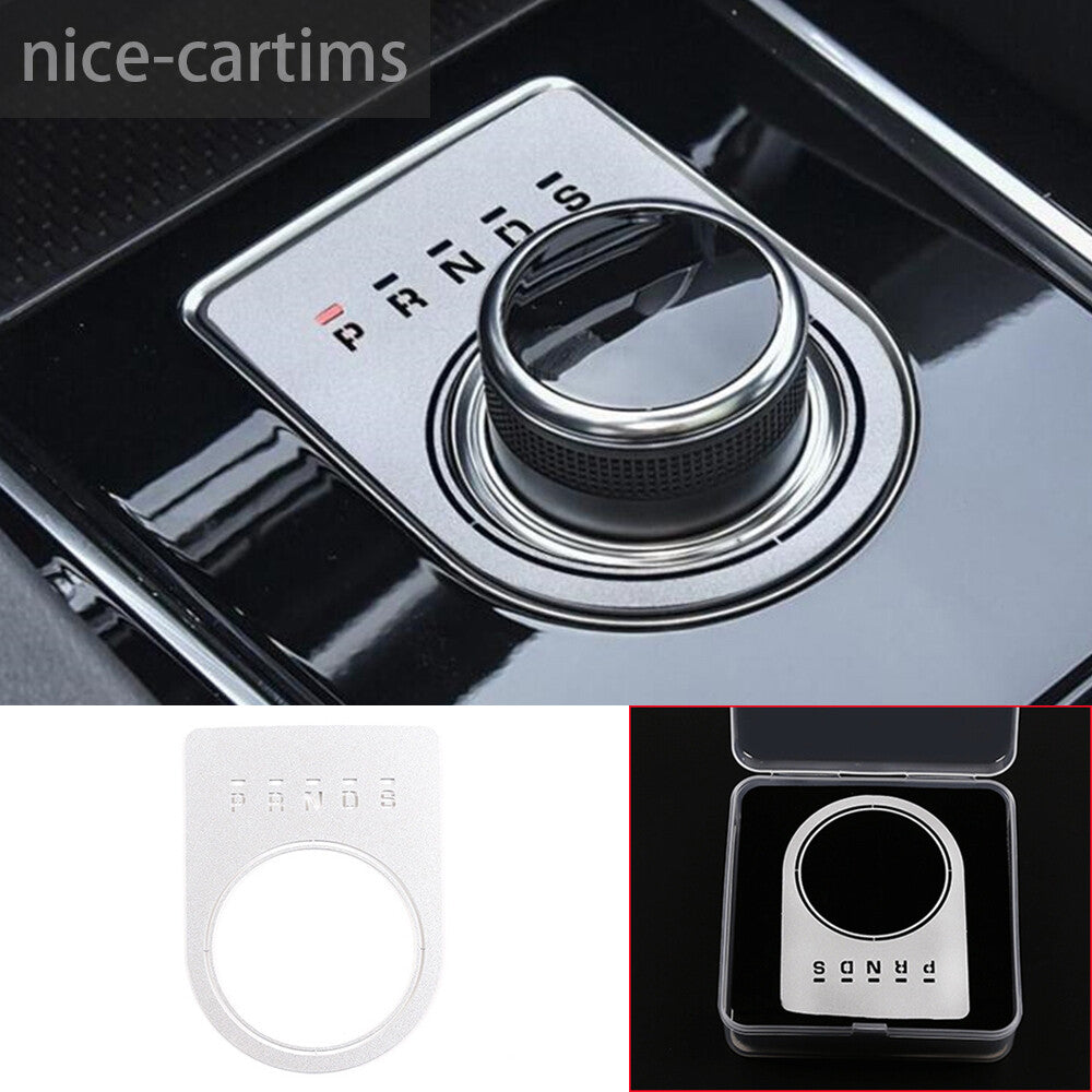for Jaguar F-PACE XE XF 2016-2020 Steel Silver Gear Shift Box Display Panel Trim