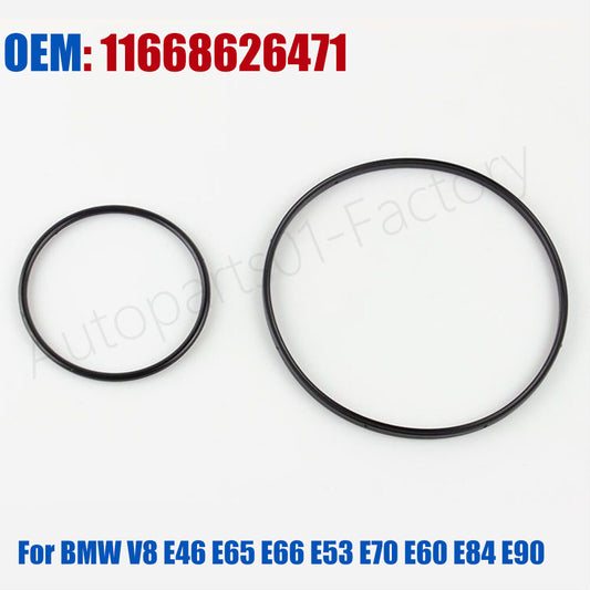 Black Rubber Vacuum Pump Seal Kit Fit for BMW V8 E46 E65 E66 E53 E70 E60 E84 E90