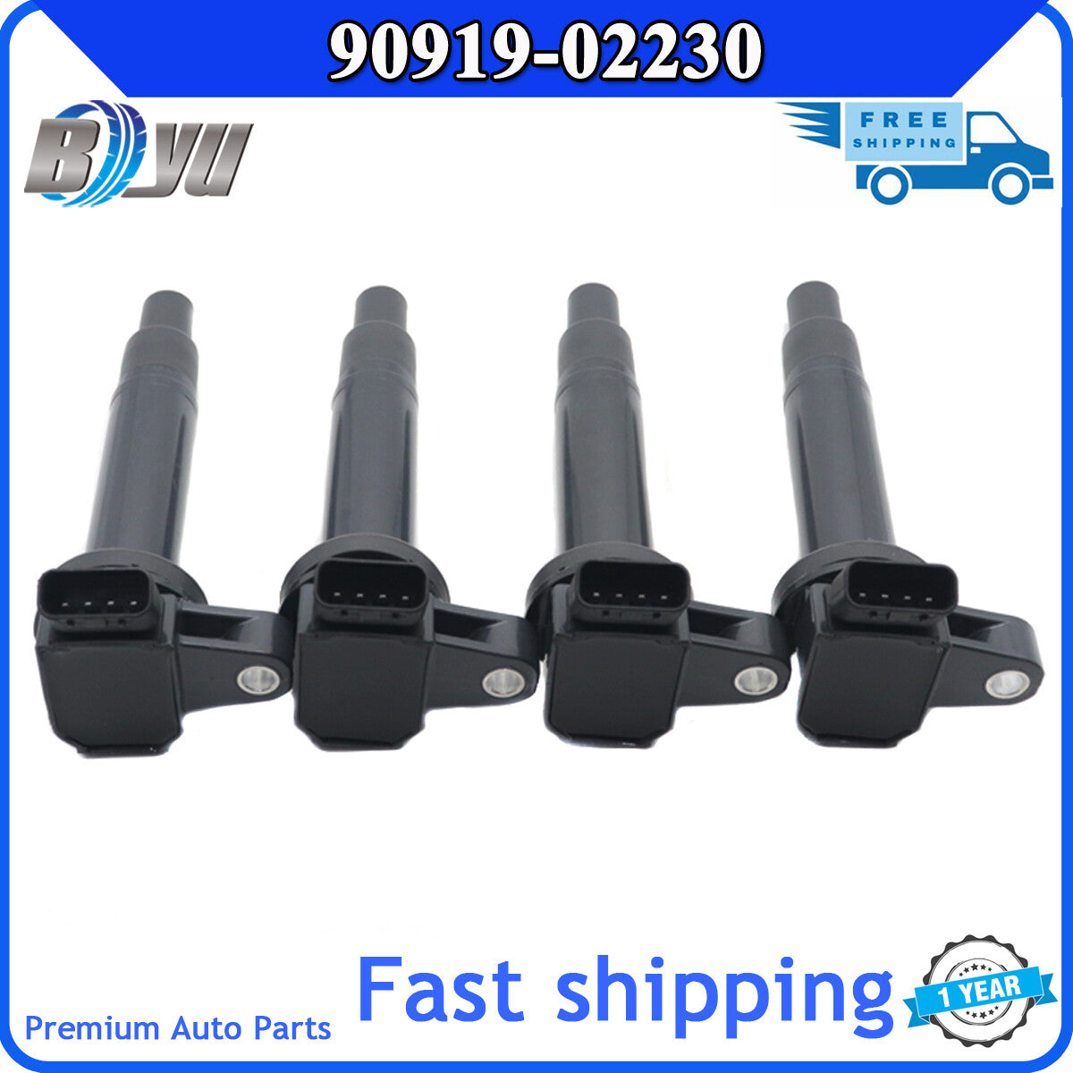 Brand new 4x ignition coils suitable for LEXUS GS430, GX470, LS430, and for Toyota 4Runner 90919-02230