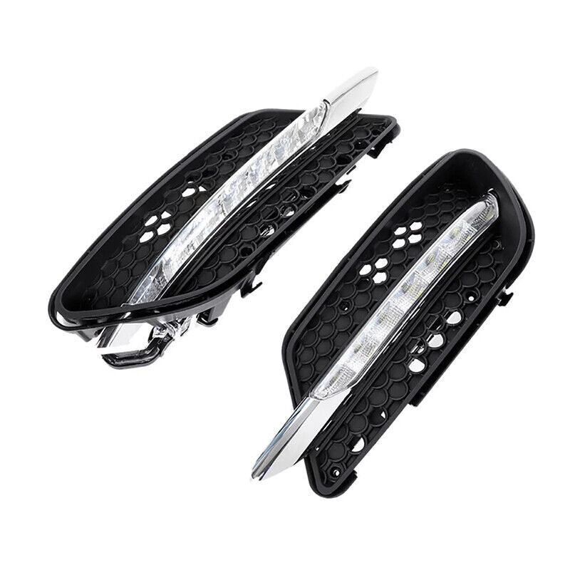 Pair Front Bumper LED DRL Daytime Light Driving LampFor for Mercedes-Benz W204