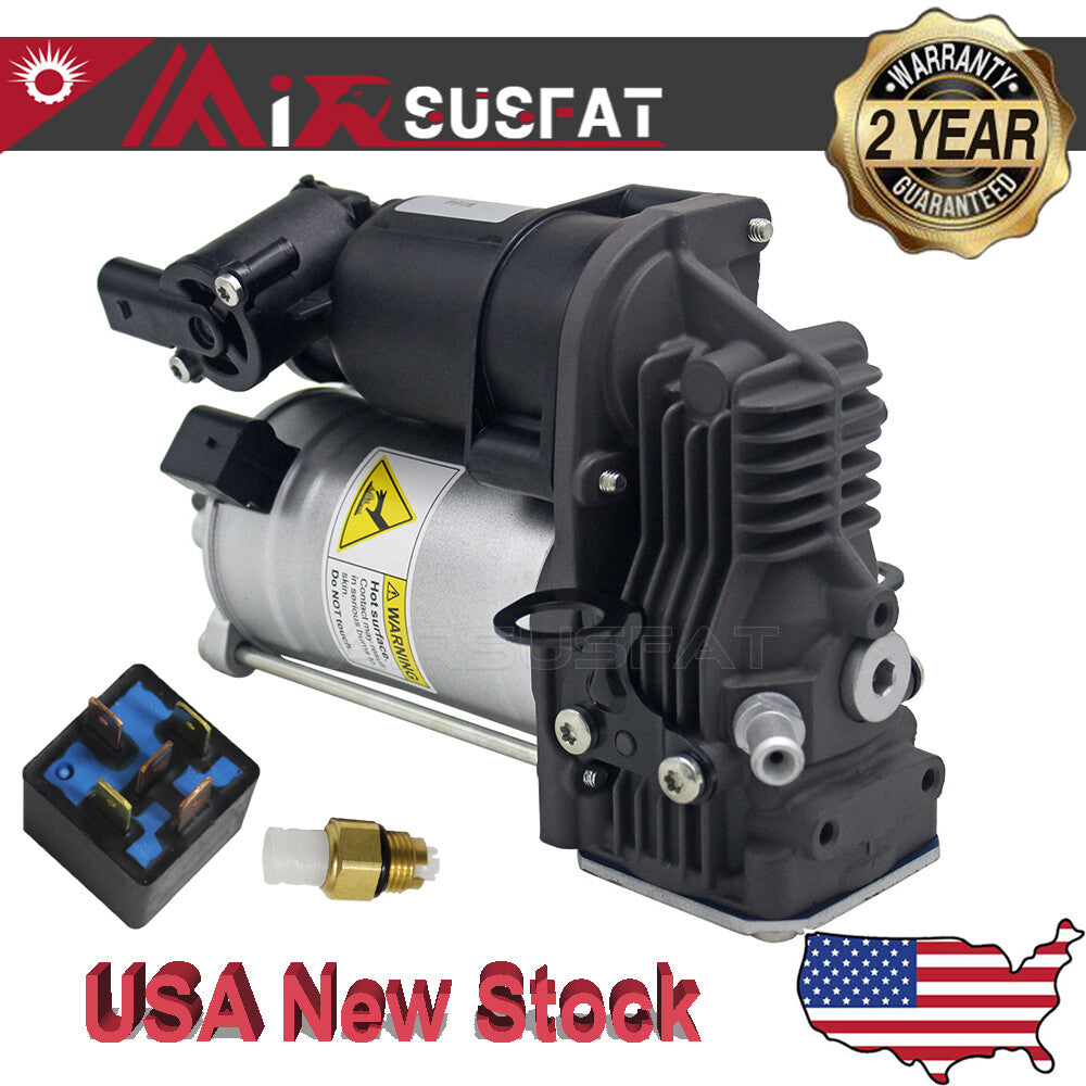 AIR SUSPENSION COMPRESSOR PUMP + RELAY for MERCEDES GL450 GL550 GL350 2007-12 US