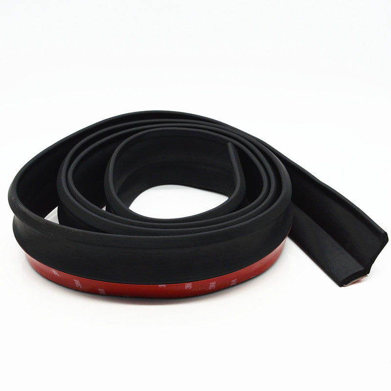 Car Front Bumper Lip Splitter Body Spoiler Skirt Valance Chin Rubber Protector