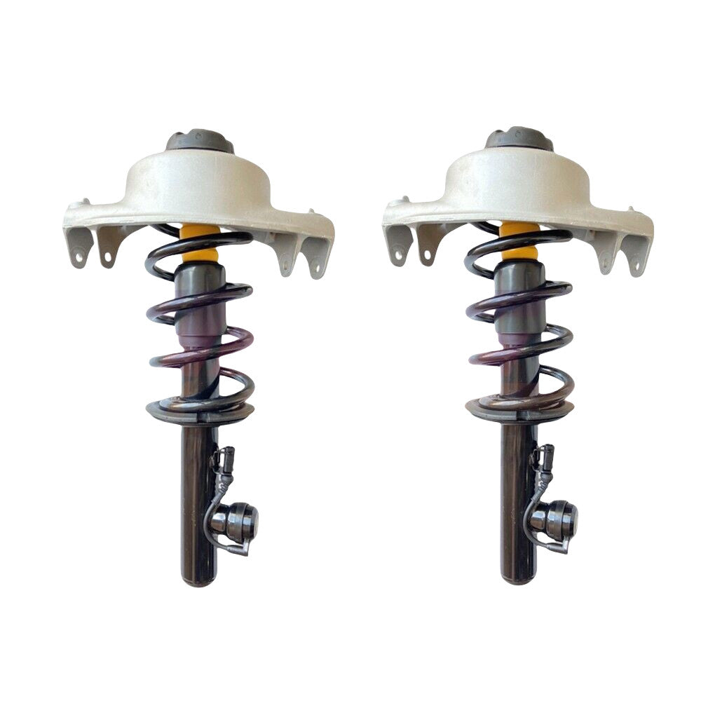 A pair of front L&R shock absorber struts with magnetic ride-on design suitable for Audi R8 V8 V10 2007-2015.