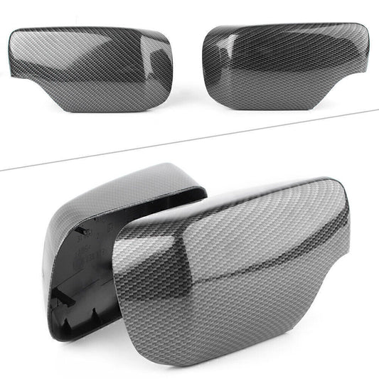Outer Exterior Rear View Side Mirror Cover Trim Fit for BMW E46 1998-2003 2004 2005