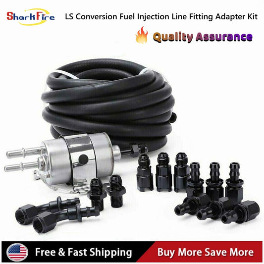 LS Fuel Injection Line Connector Adapter Kit EFI FI with Filter Regulator
