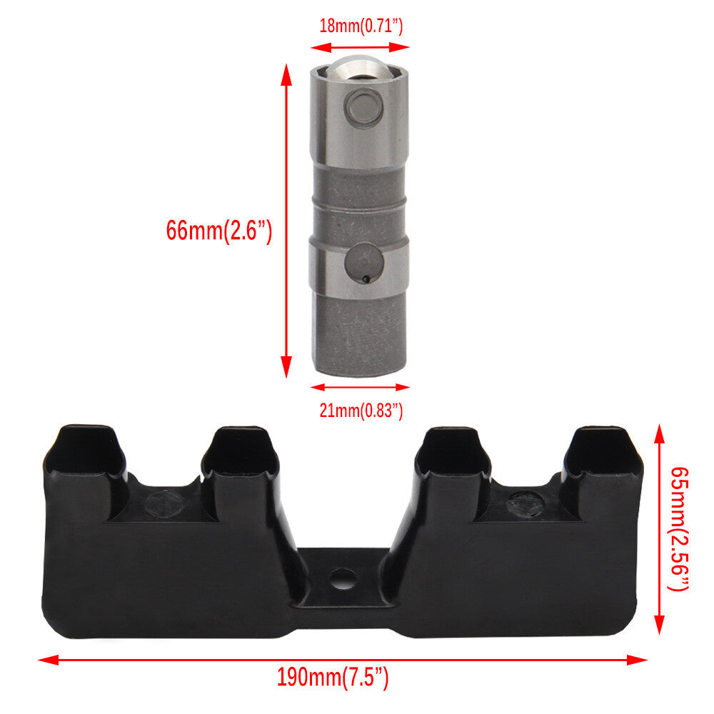 For GM Performance LS7 LS2 16 Hydraulic Roller Lifters  4 Guides 12499225 HL124