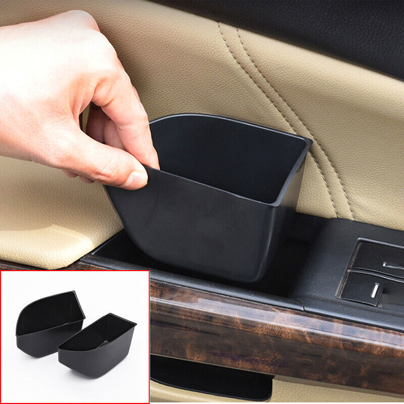 2X for Honda Accord 8th 2008-2012 Black Car Door Storage Box Moulding Cover Trim