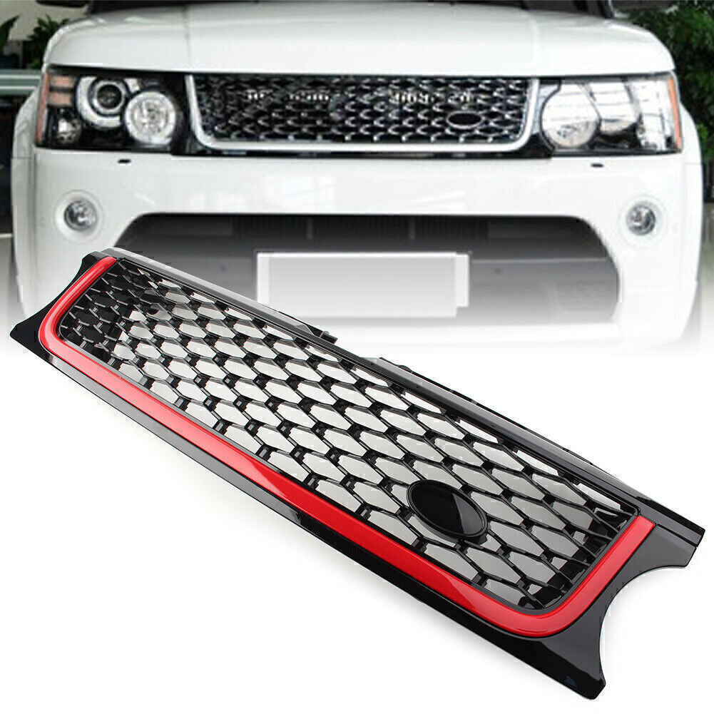 Front Grille Upper Grill for Range Rover Sport 2010 2011 2012 2013 Red