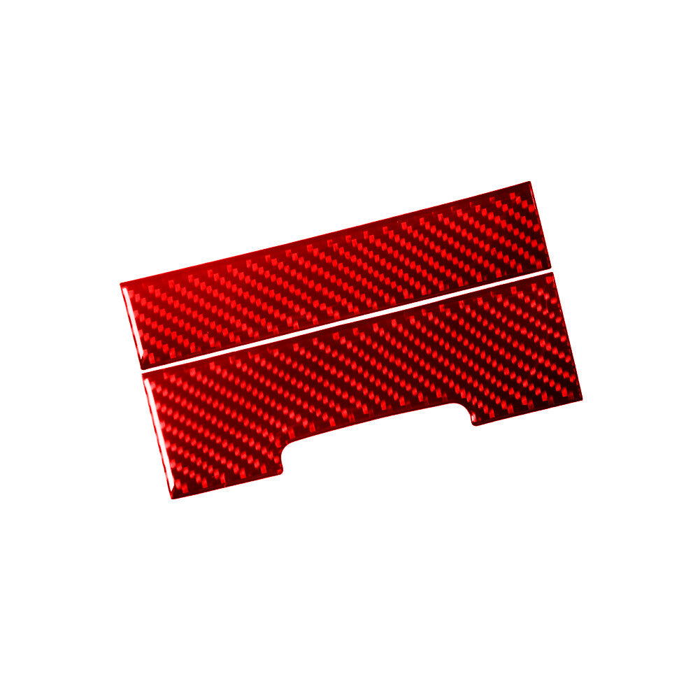 Red Carbon Fiber Below Armrest Accent Cover Trim for Hyundai Azera 2006-2011