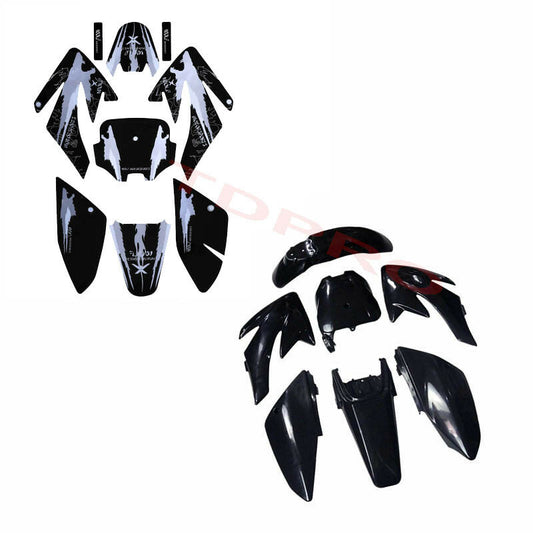 Plastic mudguard graphic sticker kit for Honda CRF70 XR70 Pit Dirt bicycles - Taodao