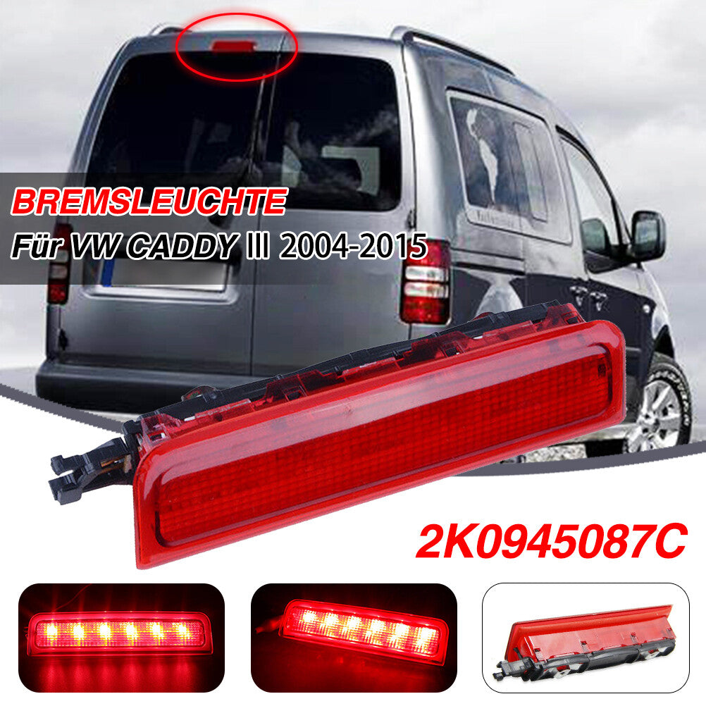 for VW Caddy 2004-2015 Red LED Rear Brake Stop Light Lamp 133229712114