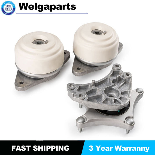 3Pcs Engine Motor MountsTransmission Mount 2042402017 for Benz E250 S350 GLK350