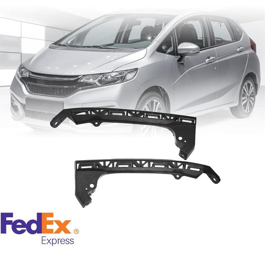 1Pair Car Front LeftRight Plastic Bumper Bracket Set for Honda Fit 71140TK6A00