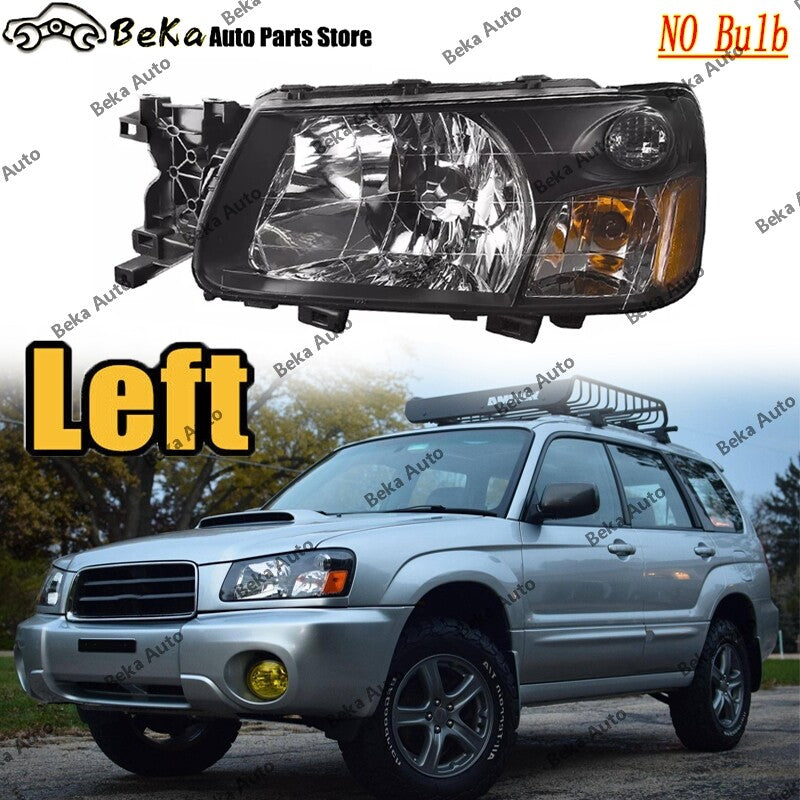 1 piece for Subaru Forester 2003-2004 left front halogen headlight (without bulb)