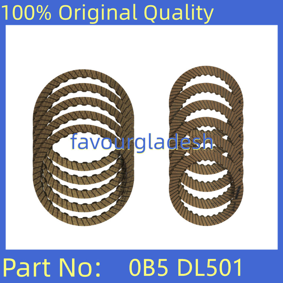11X 0B5 DL501 Automatic Gearbox Clutch Frictions Kit for VW for Audi DSG 7 Speed