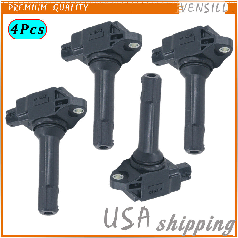 4X Ignition Coils Pack for Subaru BRZ Legacy Outback WRX Forester 22433-AA700