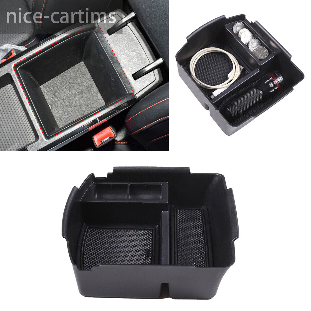 for Kia Seltos 2021-23 Center Console Armrest Box Storage Box Organizer Black B