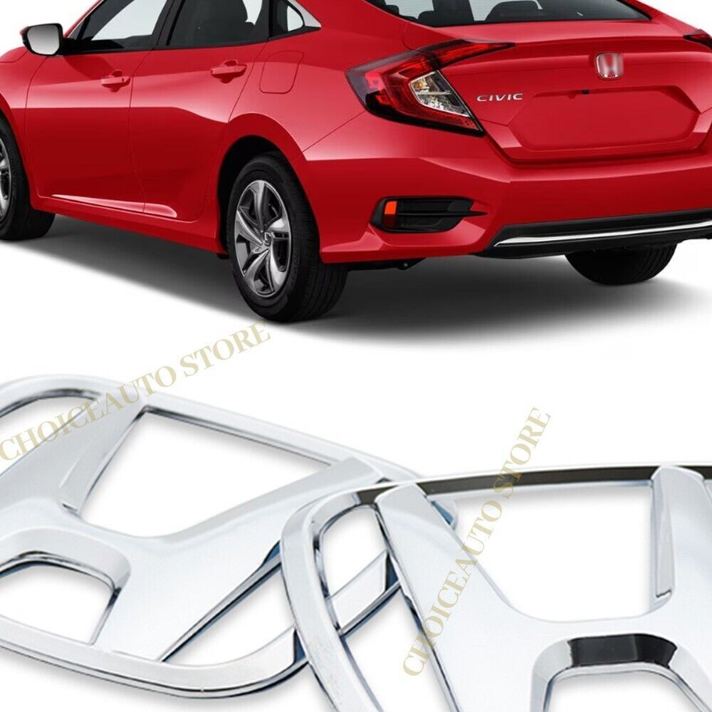 Adjustable silver badge for front and rear decals on for Civic FC 2016-2021.
