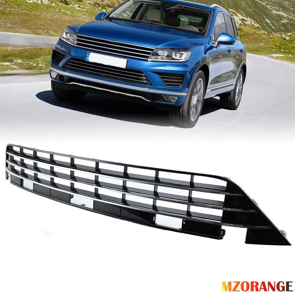 for VW Touareg 2014-2018 Front Grille Grill Gloss Black 7P6853671H NEW