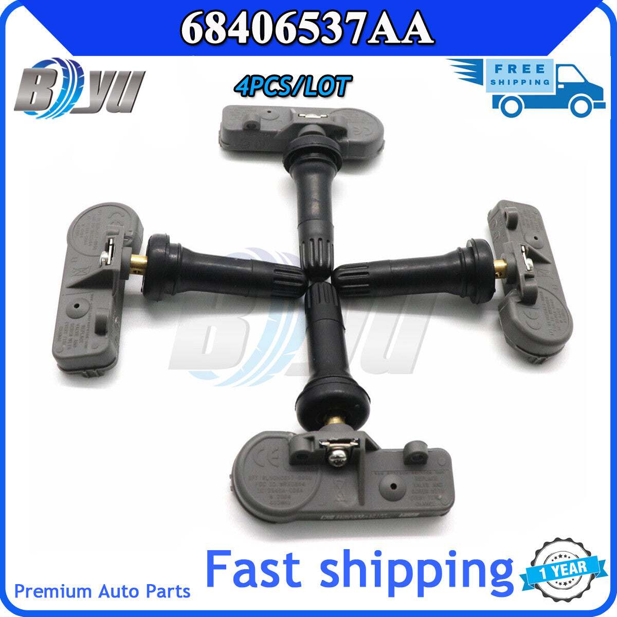 433MHz TPMS Tire Pressure Sensor 68406537AA 68241067AB for Dodge for Jeep for Chrysler