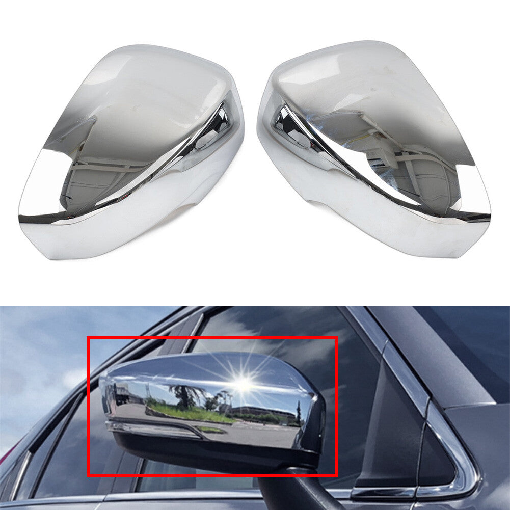 Fit for Mitsubishi Eclipse Cross 2018-2023 Chrome Rearview Mirror Cover Trim