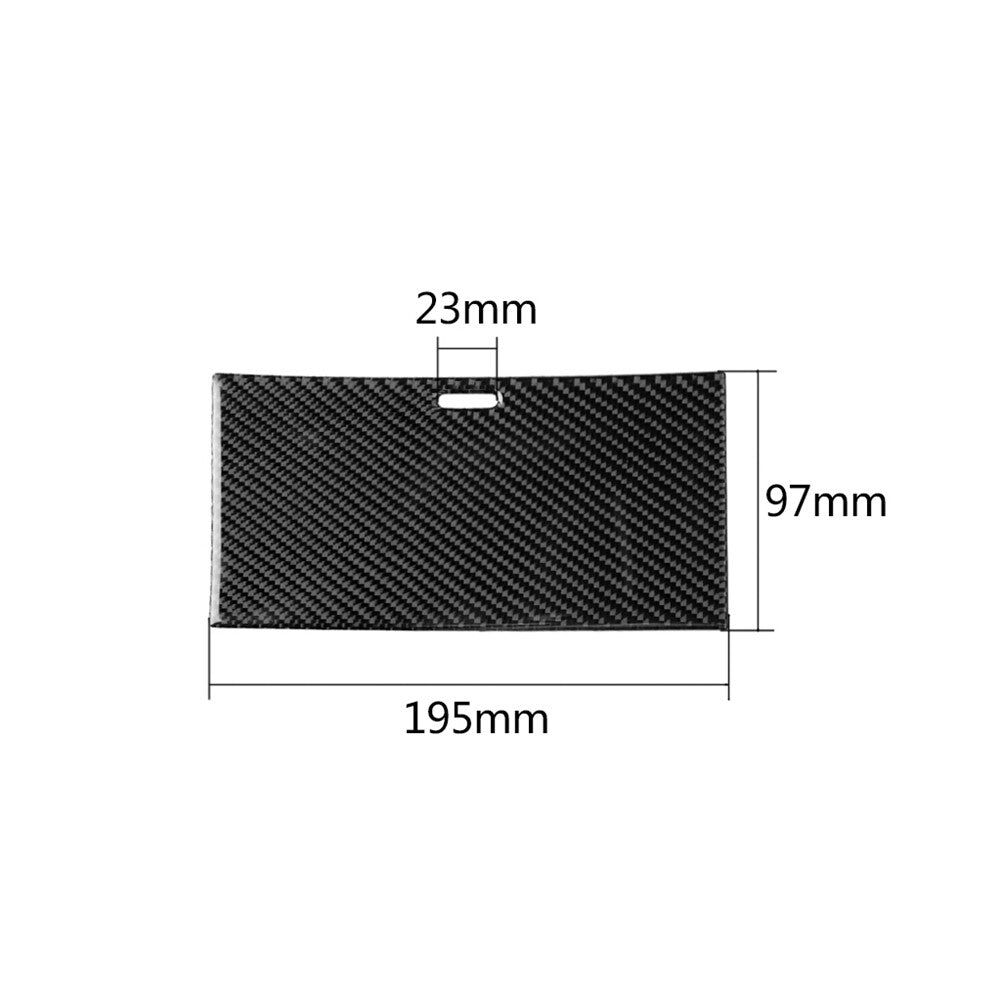 Carbon Fiber Cigar Lighter Panel Trim for Toyota for Land Cruiser Prado 2010-2018