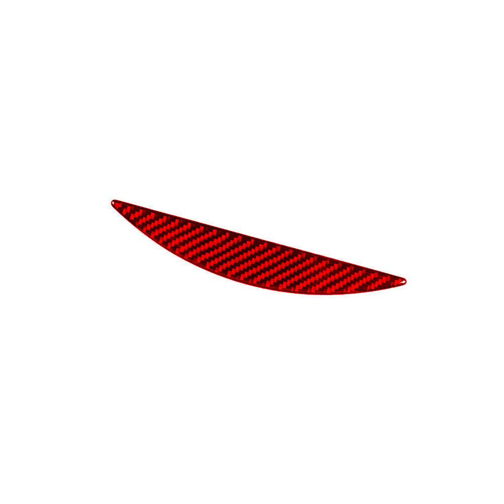 Red Carbon Fiber CD Player Lower Trim Cover Decor for Nissan Quest 2004-2006