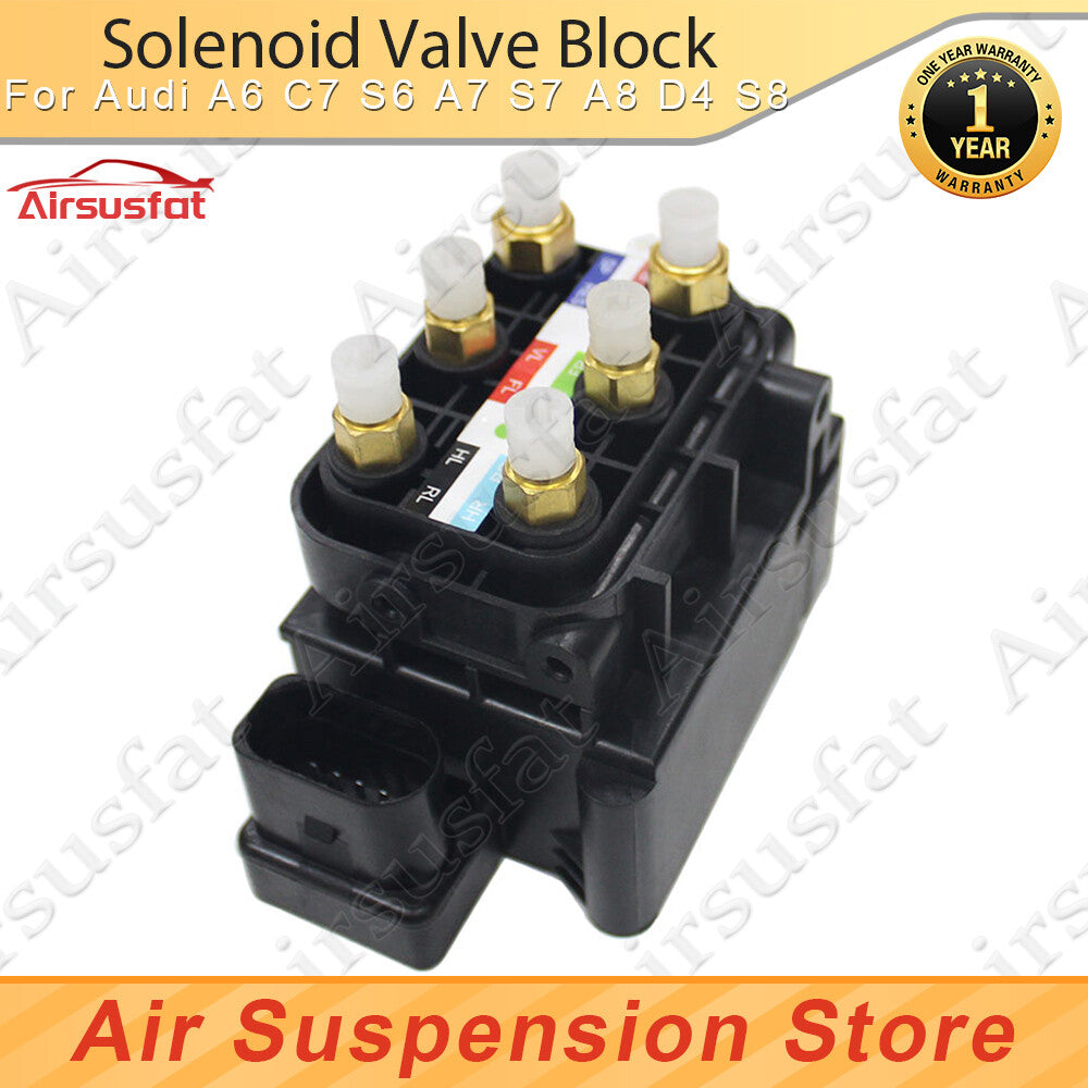 for Audi A6 C7 S6 A7 S7 for A8 D4 S8 Valve Block Valve Unit Air Suspension
