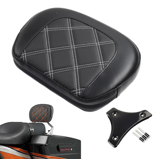 for Harley Road King FLHR Road Glide FLTR Passenger Sissy Bar Backrest Pad Kit