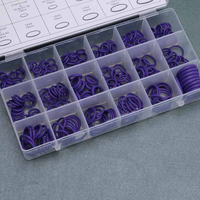 Car Washers O-Ring Seal Washers Gasket Air Conditioning Pump Pad Tool Box Kit
