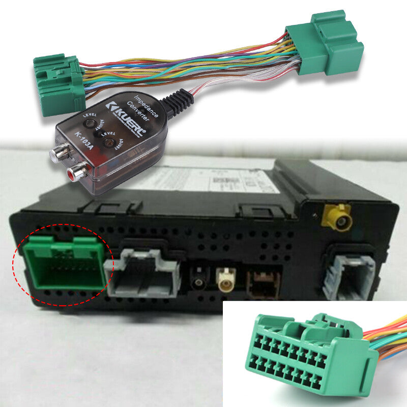 Car Radio Adapter Add An Amp Amplifier Interface 71-2107 for Chevy for GMC 2014-2020