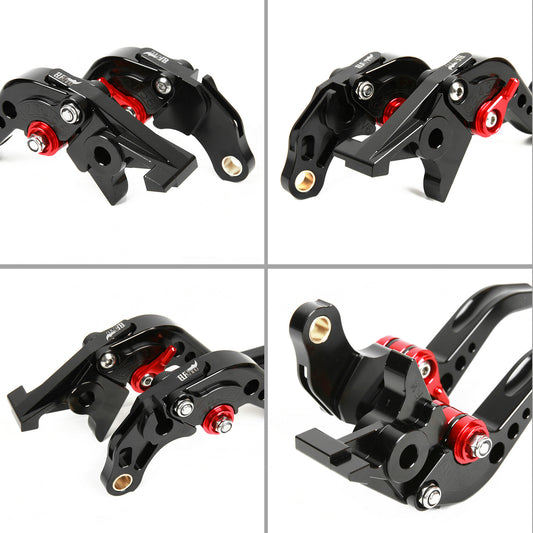 for Suzuki GS500 GS500E GS500F 89-09 Short Clutch Brake Levers CNC Black US Pair