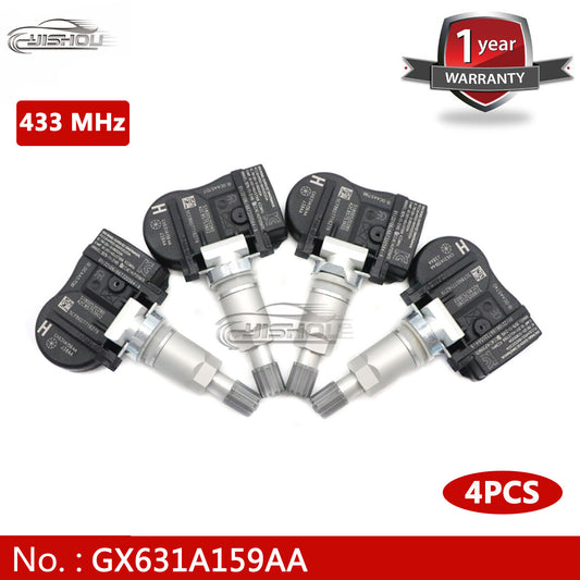 (4) Tire pressure sensor GX631A159AA TPMS, suitable for Land Rover for Range Rover Evoque 14-19