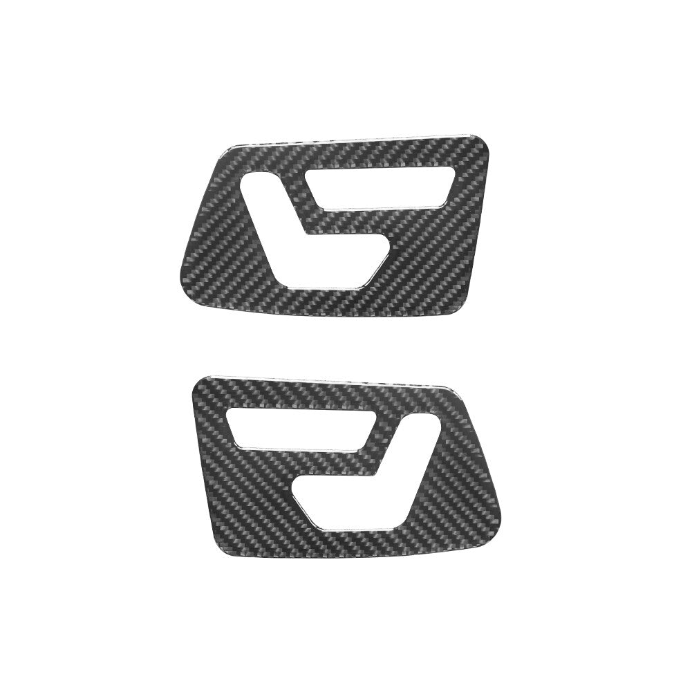 Carbon Fiber Front Door for Seat Adjustment Cover Trim for Mercedes G-Class 2013-18