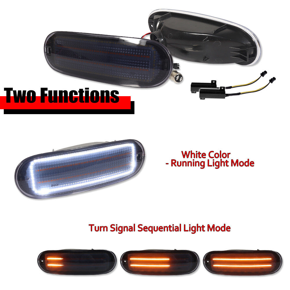 Smoke switch LED turn signal light kit for 1998-2005 for Volkswagen Beetle front LH and right-hand drive