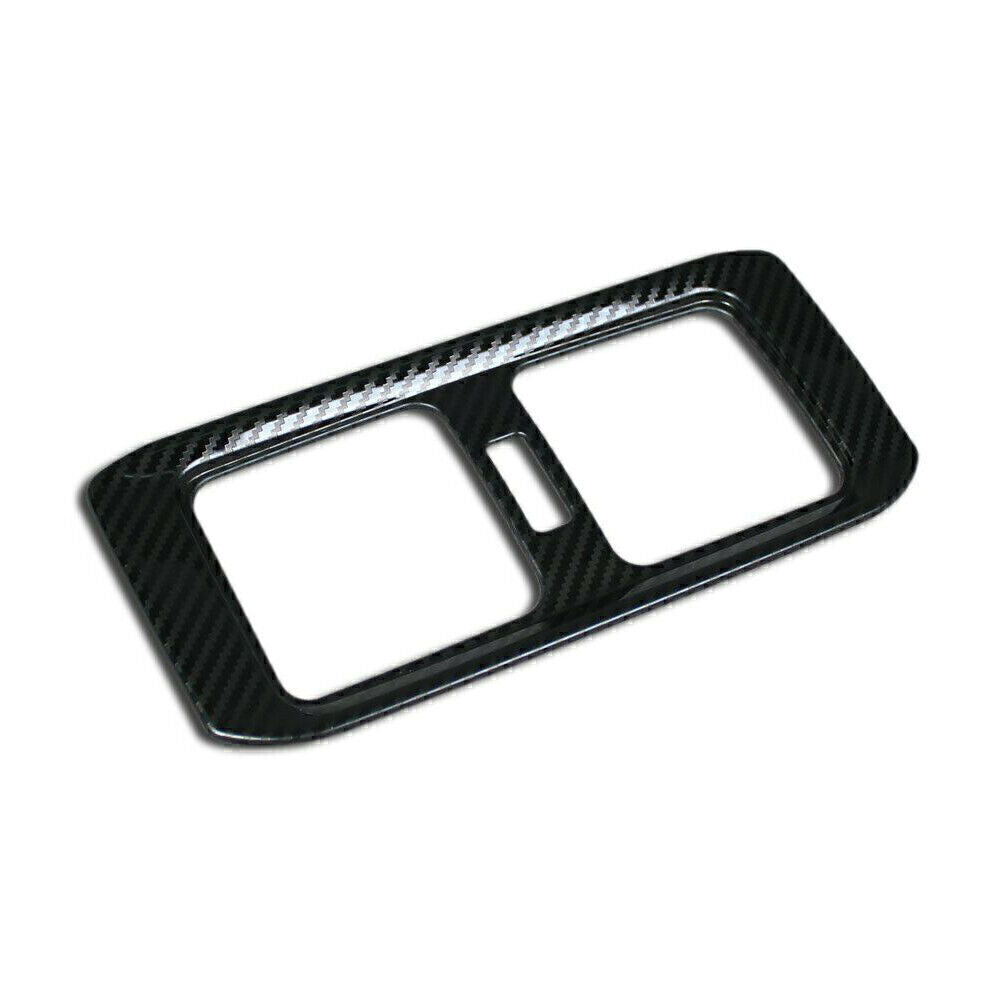 Fit for Toyota RAV4 2019-2020 Carbon Fiber Rear Air Condition Vent Outlet Cover Trim
