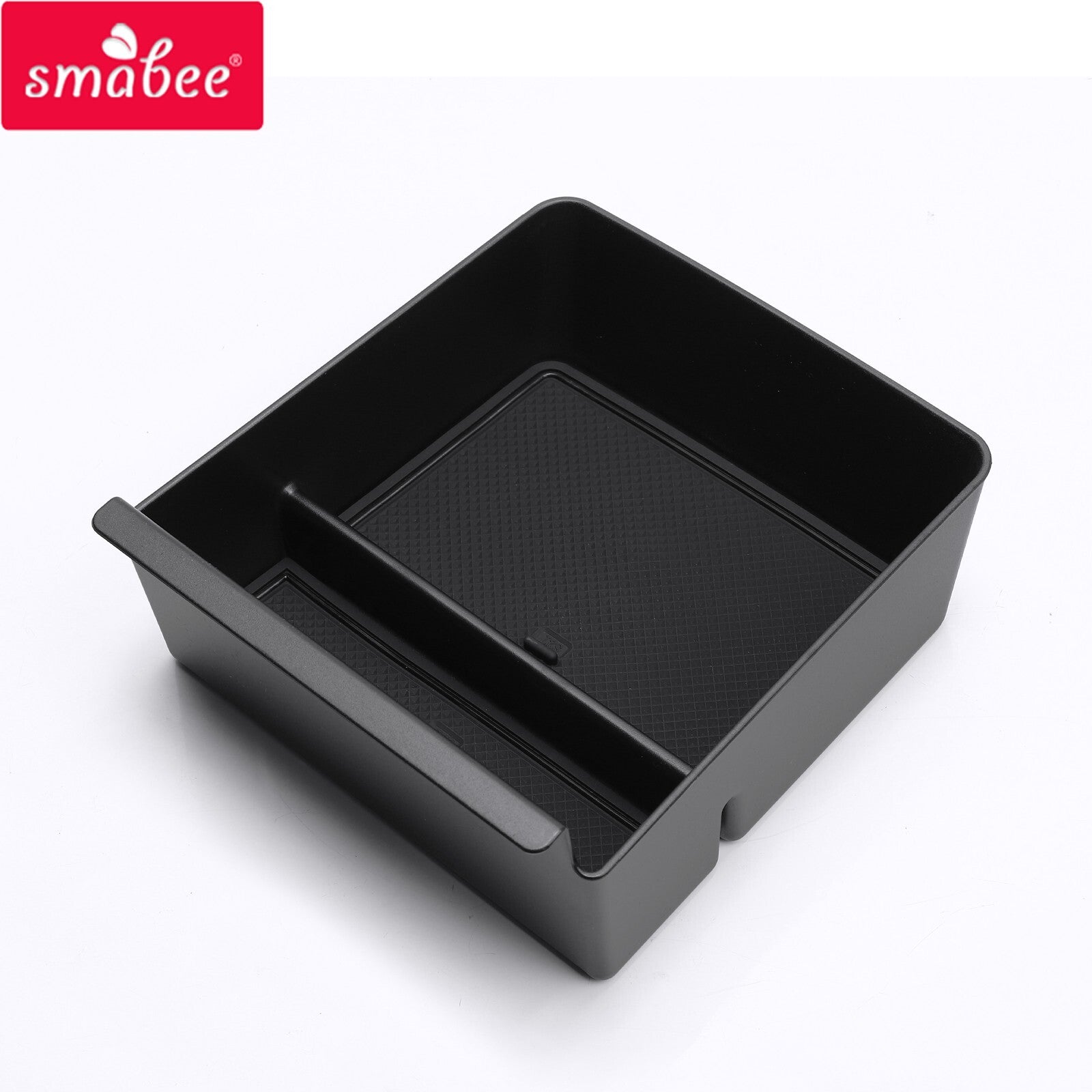 for Tesla for Model S Car Armrest Box Center Console Storage Tray Tidying Black