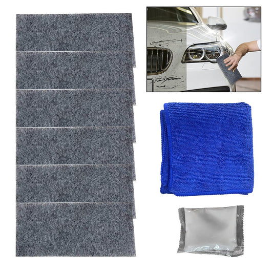 6PC Car Scratch Repair-Nano For Car Scratch Removal New With 1PC Cleaning Cloth