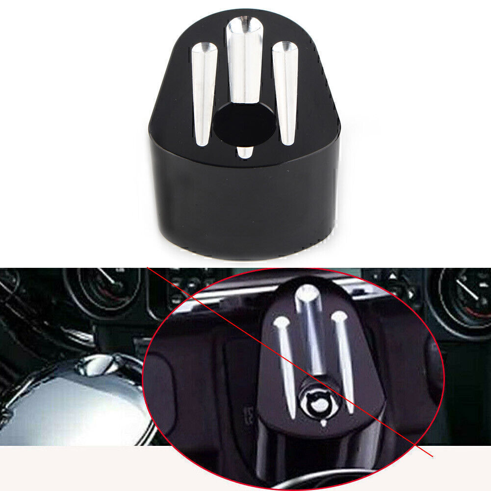 Ignition Switch Cover Fit for Harley Electra Glide Road King 2007-2013 Black