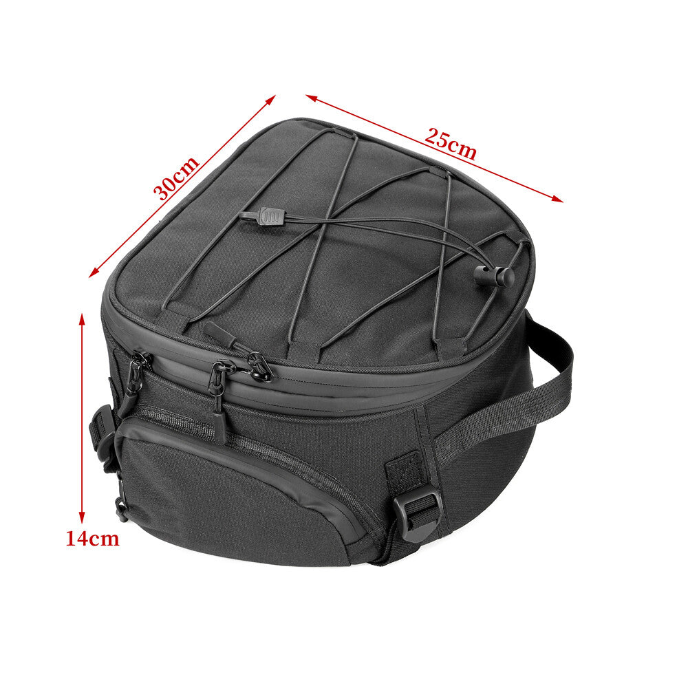 Motorcycle Rear for Seat Tail Bag Storage Luggage Saddle Bag Waterproof Motorbike