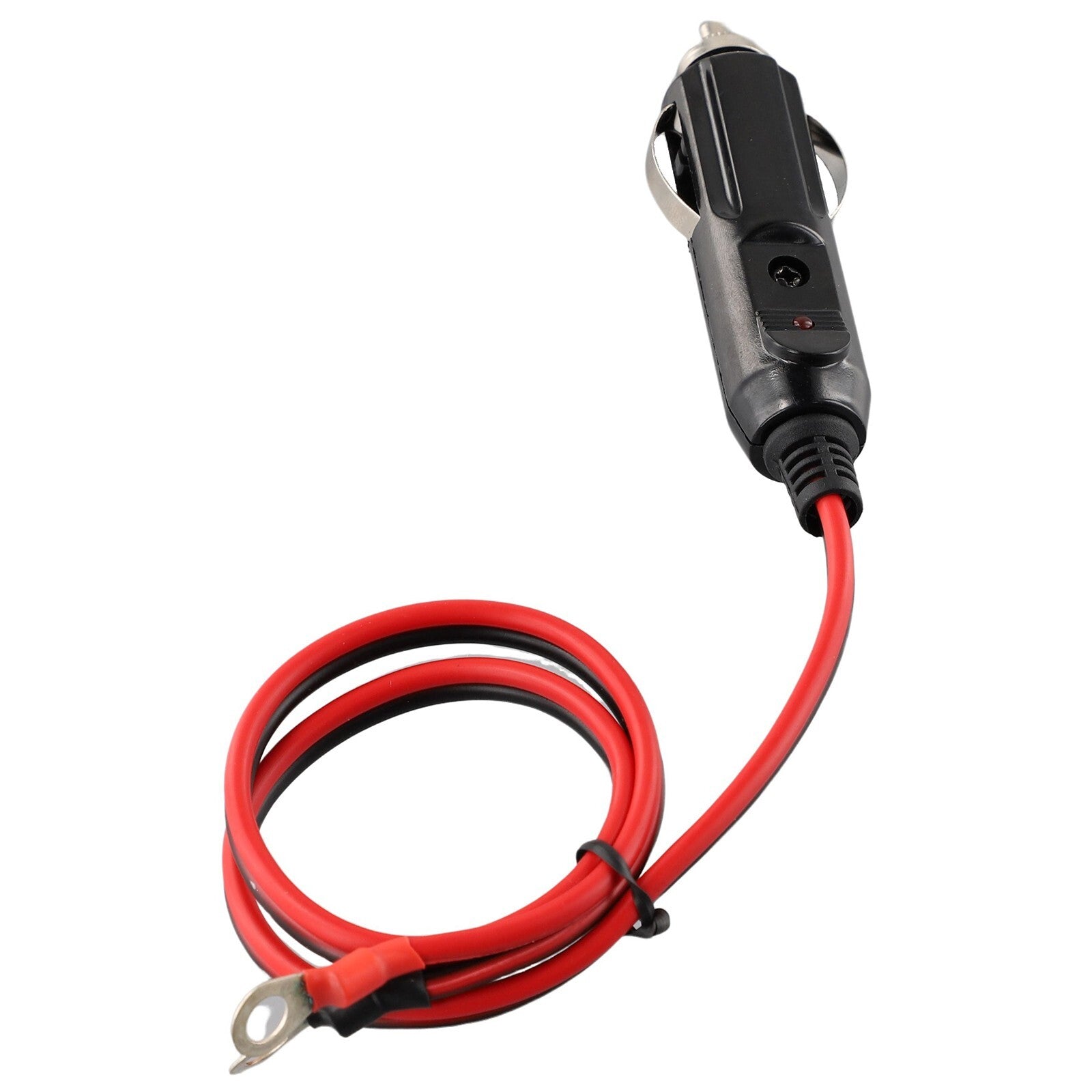 15A power cord with red and black RVB 2X1 5 square cable